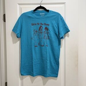 Riot grrrl girls to the front shirt in small